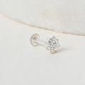 Tara Bloom Silver Nose Pin