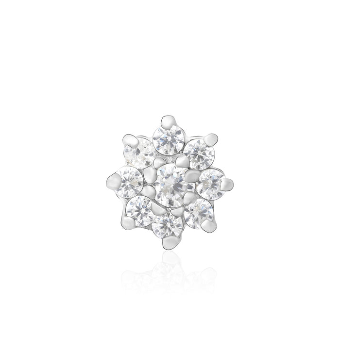 Tara Bloom Silver Nose Pin