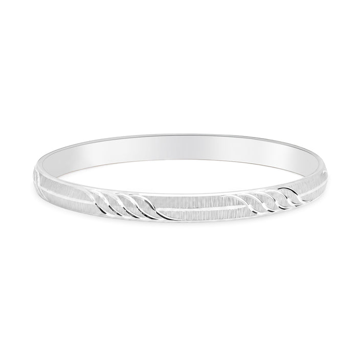 Textured Silver Kada