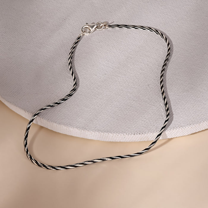Textured Spiral Anklet