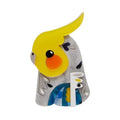 The Coy Cockatiel Brooch - Erstwilder Pete Cromer III (2021)