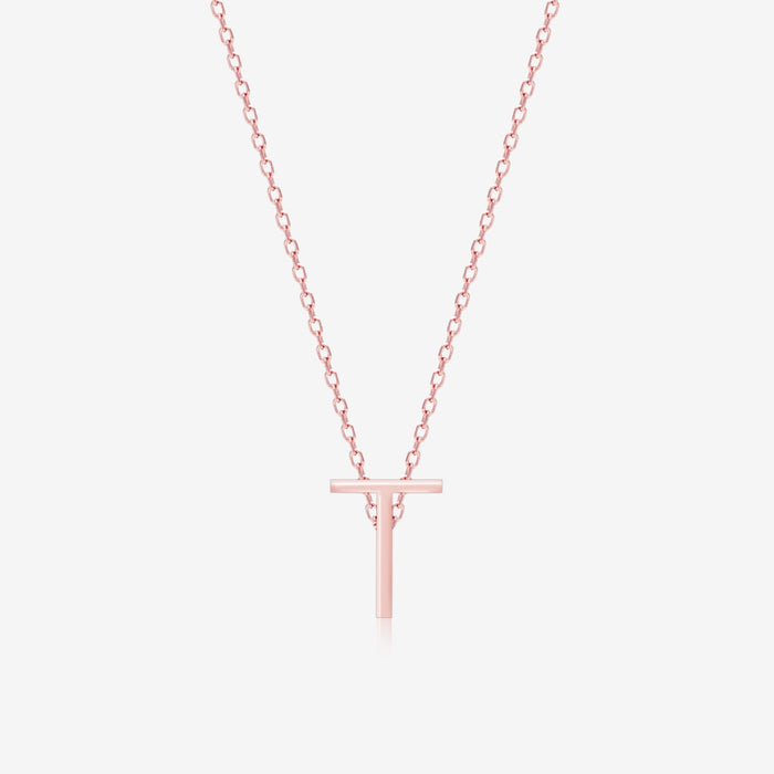 Timeless T Initial Necklace