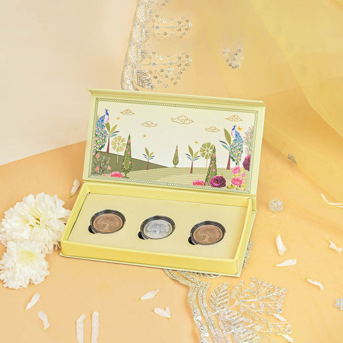 Trio 999 Silver Coin Box (3 Coins)