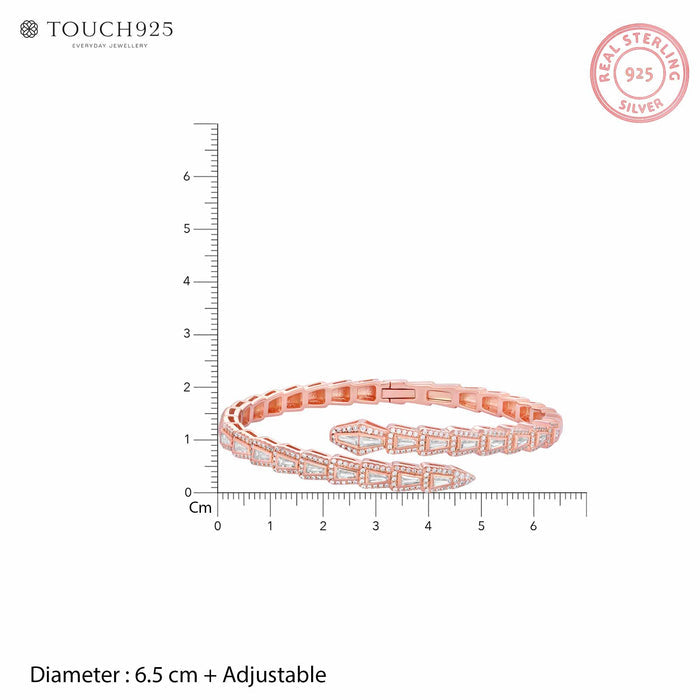 Trion Edge Silver Kada