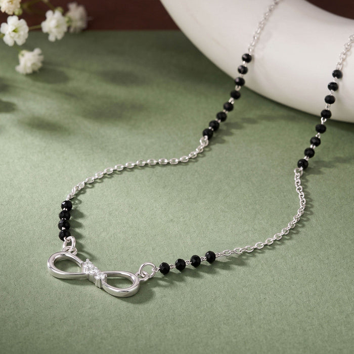 Triple Stone Infinity CZ Mangalsutra