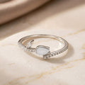 Tulip Bloom Silver Ring