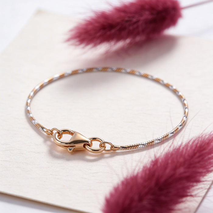Twirl Rose Gold  Kids Anklet