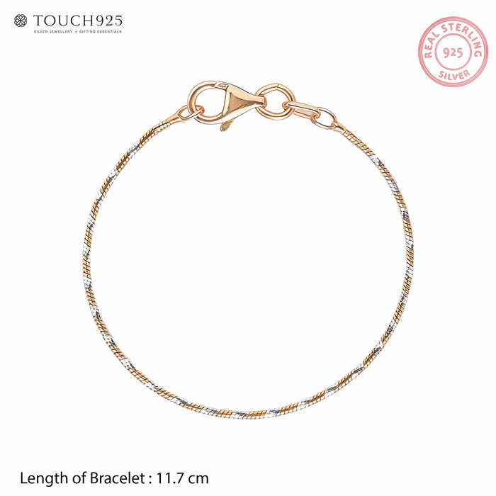 Twirl Rose Gold  Kids Anklet