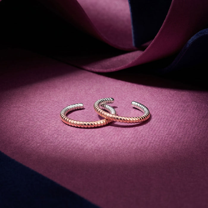 Twist Ridge Toe Ring