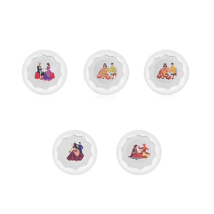 Wedding Ceremony 999 Silver Coin Box (5 Coins)