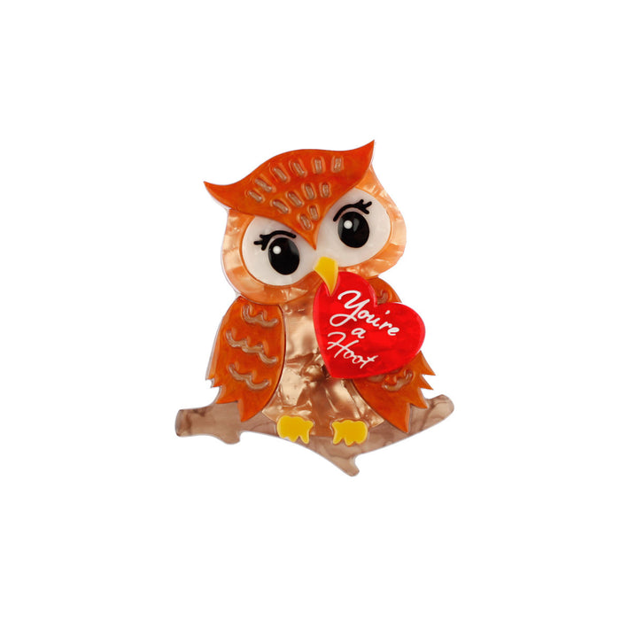 You're a Hoot Owl Brooch - Erstwilder Valentine’s (2020)